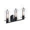 Designers Fountain Skylar 24.5 in. 3-Light Matte Black Vanity Light with Clear Glass Shades for Bathrooms D332M-3B-MB - alternate 6